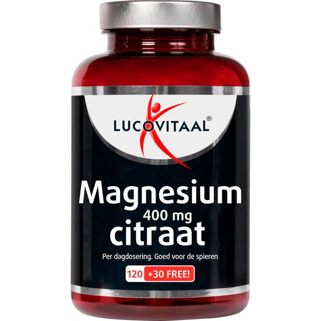 Lucovitaal Magnesium 400 mg Citraat Tabletten