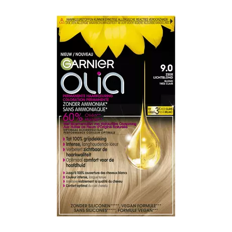 Garnier Olia Permanente Haarverf 9.0 Zeer Licht Blond