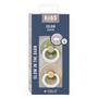 BIBS Glow in the dark Fopspeen Two Pack Natuurlijk Rubber Sage/Vanilla Maat 1