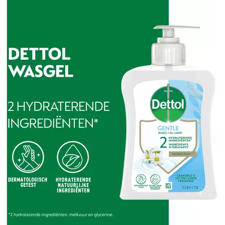 Dettol Gentle Kamille & Katoenbloesem Antibacteriële Handzeep 250 ML