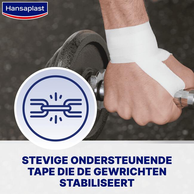Hansaplast Sport Stevige Sporttape Breed 3,75 CM x 10 M
