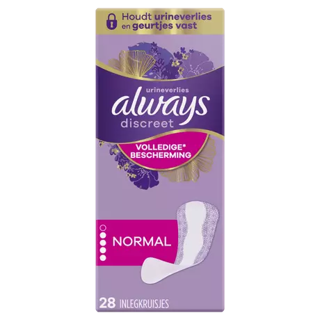 Always Inlegkruisjes Discreet Normal 28 stuks