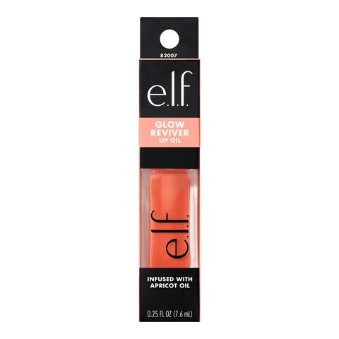 e.l.f. Glow Reviver Lip Oil Coral Fixation