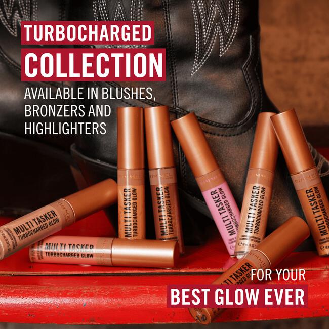 Rimmel London Multi Tasker Turbocharged Glow Liquid Illuminator Bronzer - Brons - 007 Spilling the tea