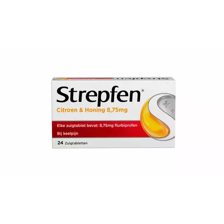Strepfen Citroen & Honing 8,75 MG Zuigtabletten 24 Stuks