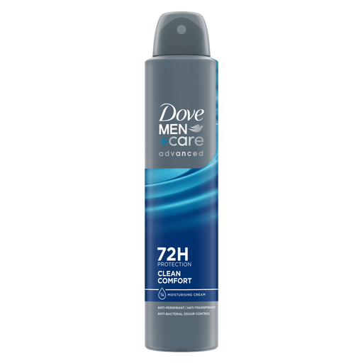 Dove Men+Care Advanced Clean Comfort Anti-Transpirant Deodorant Spray 200 ML