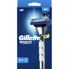 Gillette Mach3 Turbo Scheersysteem Met 2 Navulmesjes