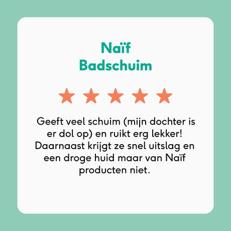 Naïf Baby & Kids Verzorgende Badschuim Navulverpakking 500 ML