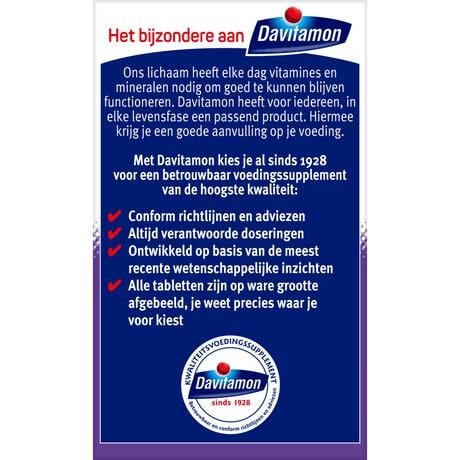 Davitamon Vitamine D3 20 mcg Smelttabletten 60+15 stuks