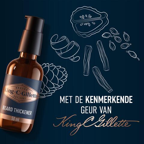 King C. Gillette Baardverdikkingsserum 50 ML