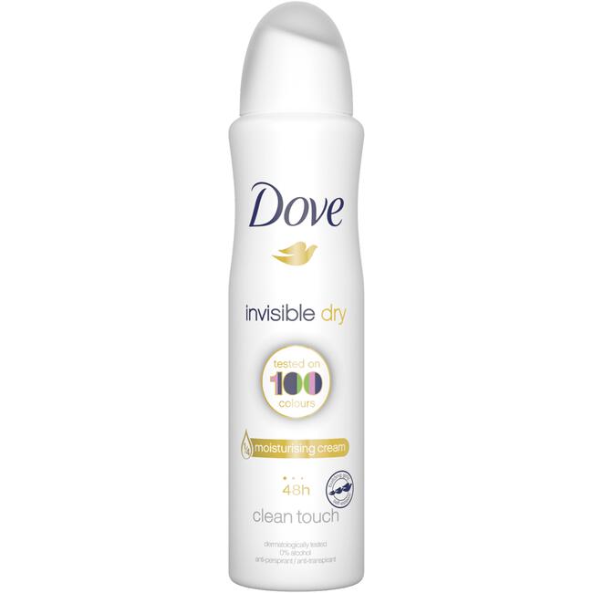 Dove Invisible Dry Anti Transpirant Spray 150 Ml 150 Ml Etos