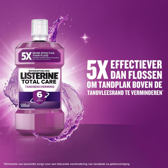 Listerine® Total Care Teeth Protection Mondspoeling 500 ML