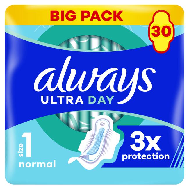 Always Ultra Maandverband Normal Met Vleugels 30 stuks