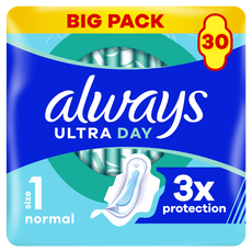 Always Ultra Maandverband Normal Met Vleugels 30 stuks
