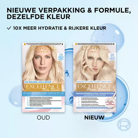 L'Oréal Paris Excellence Crème Verzorgende Kleuring 01 Ultra Licht Nat Blond