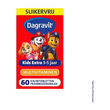 Dagravit Kids Multivitaminen Gummies Xtra 3-5 jaar 60 stuks