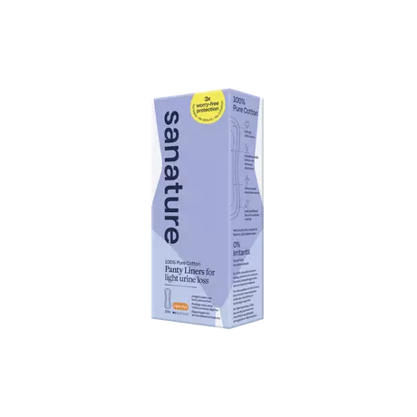 Sanature 100% Katoenen Incontinentie Inlegkruisjes Light Plus 20 Stuk