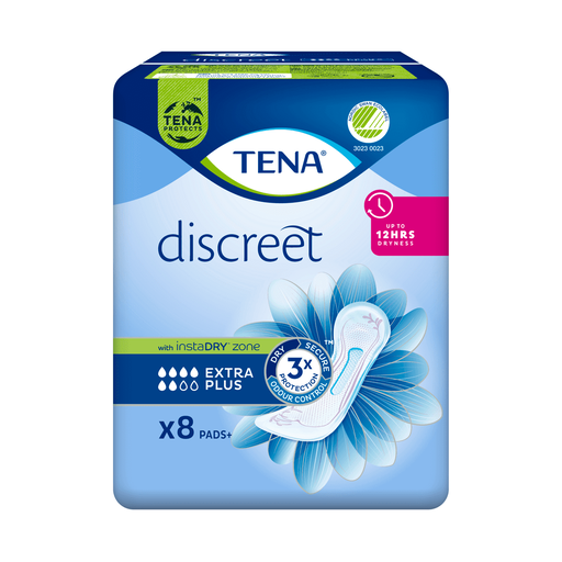 TENA Discreet Extra Plus Incontinentieverband 8 stuks