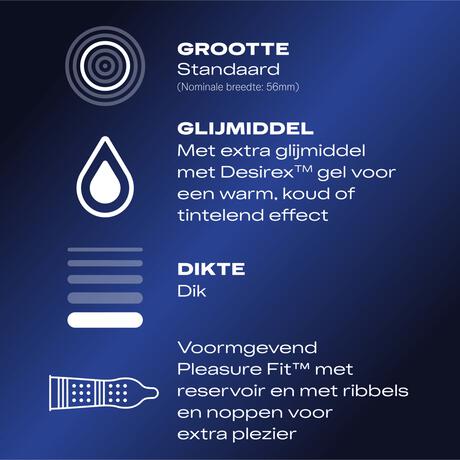 Durex Condooms Orgasm Intense met Ribbels 10 stuks