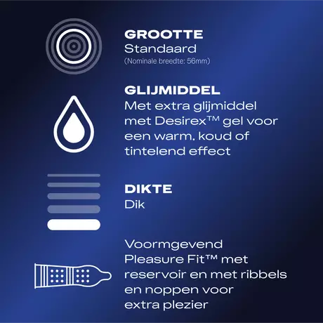 Durex Orgasm'Intense Condooms 10 stuks