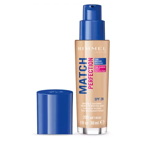 Rimmel London Match Perfection Foundation 200 Soft Beige