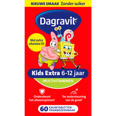 Dagravit Kids Multivitaminen Xtra 6-12 jaar 60 stuks