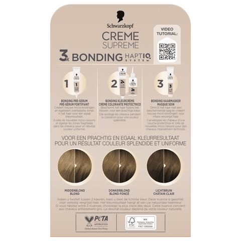 Schwarzkopf Creme Supreme Haarkleuring 7-0 Natuurlijk Donkerblond