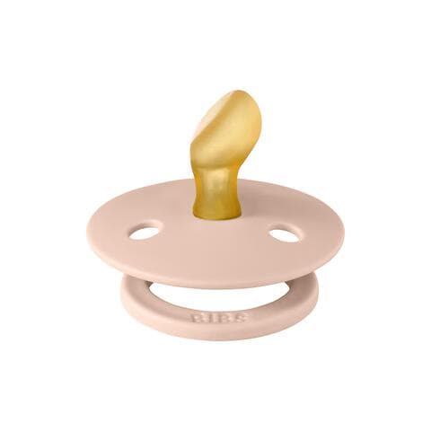BIBS Anatomische Fopspeen Two Pack Natuurlijk Rubber  Ivory/Blush Maat 1