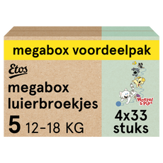 Etos Woezel & Pip Luierbroekjes Junior Megabox 4x33 stuks