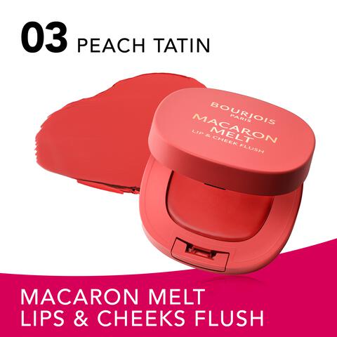 Bourjois Macaron Melt Lip & Cheek Flush 003 Peach Tatin