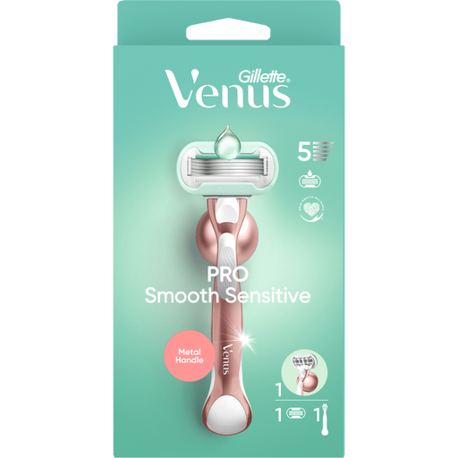 Gillette Venus Pro Deluxe Smooth Sensitive Scheersysteem Met 1 Navulmesje