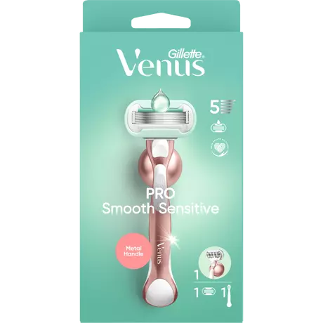 Gillette Venus Pro Deluxe Smooth Sensitive Scheersysteem Met 1 Navulmesje