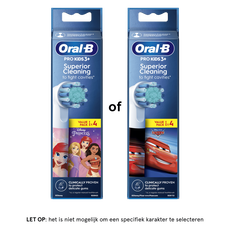 Oral-B Kids Disney Opzetborstels 4 Stuks