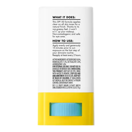 e.l.f. Suntouchable Invisi-Zonnebrand Stick SPF50