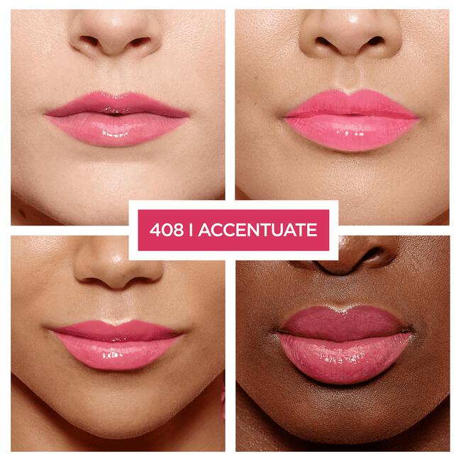L'Oréal Paris Paradise Balm in Gloss 408 Roze Accentuate Lipgloss 7 ML
