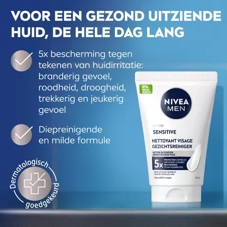 NIVEA MEN Sensitive Face Wash 100 ML