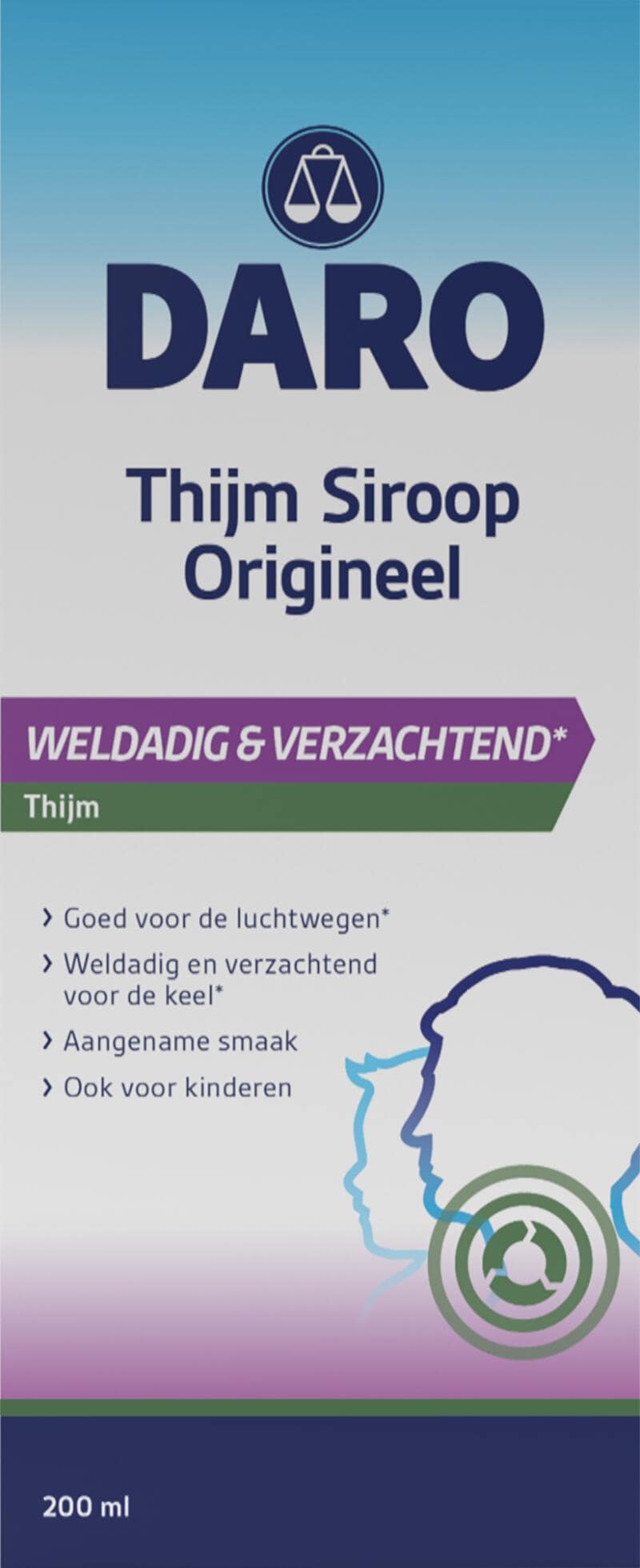Daro Thijmsiroop Original 200 ML