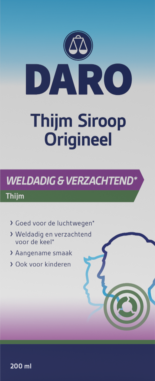 Daro Thijmsiroop Original 200 ML