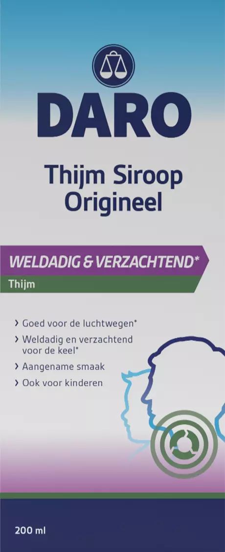 Daro Thijmsiroop Original 200 ML