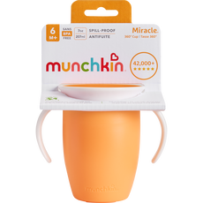 Munchkin Miracle 360° Trainer Anti-Lek Drinkbeker Oranje