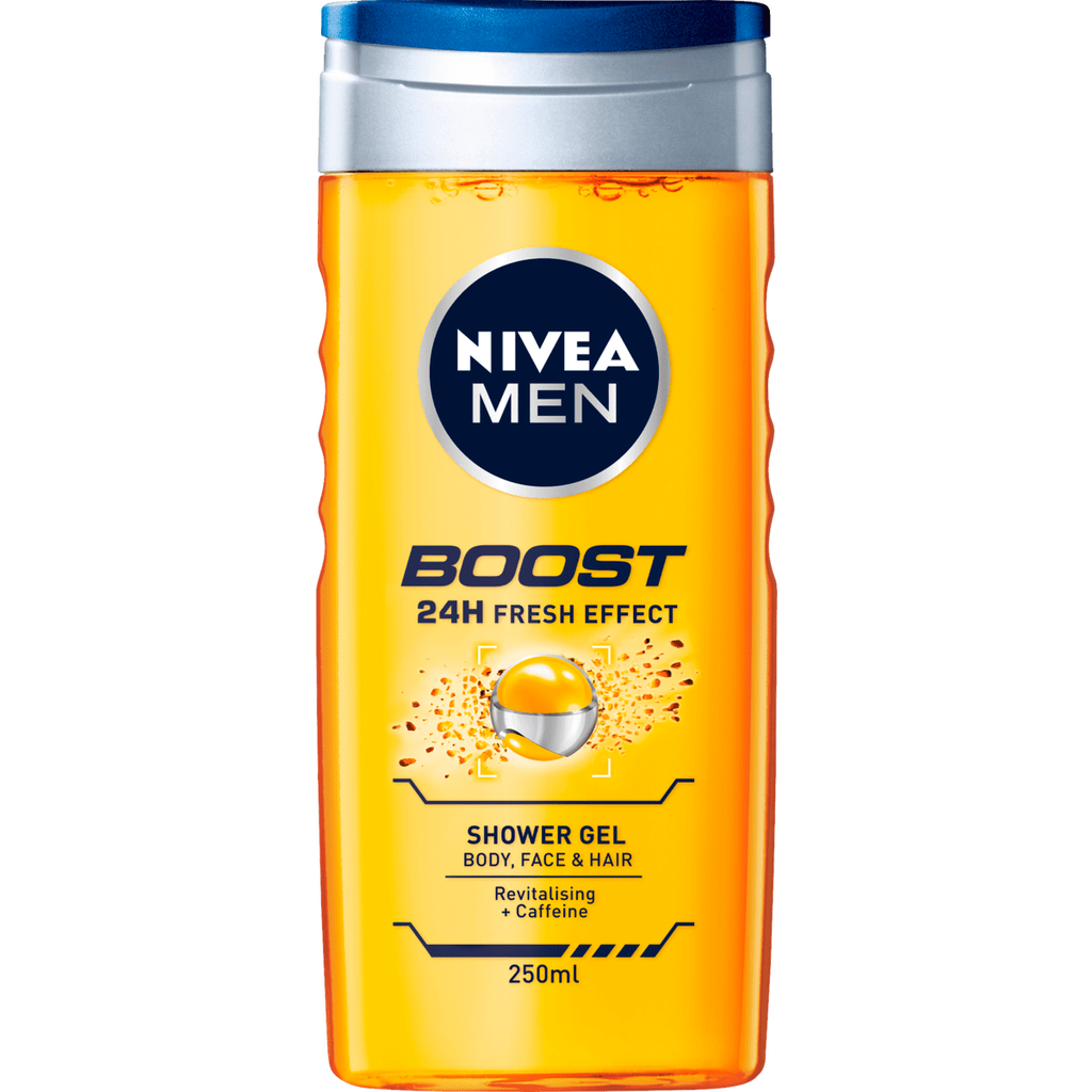 Nivea Men Boost 24H Fresh Effect Shower Gel 250 ML Etos