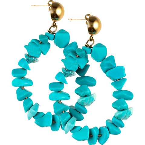 Oorbellen groen by Kim Kötter