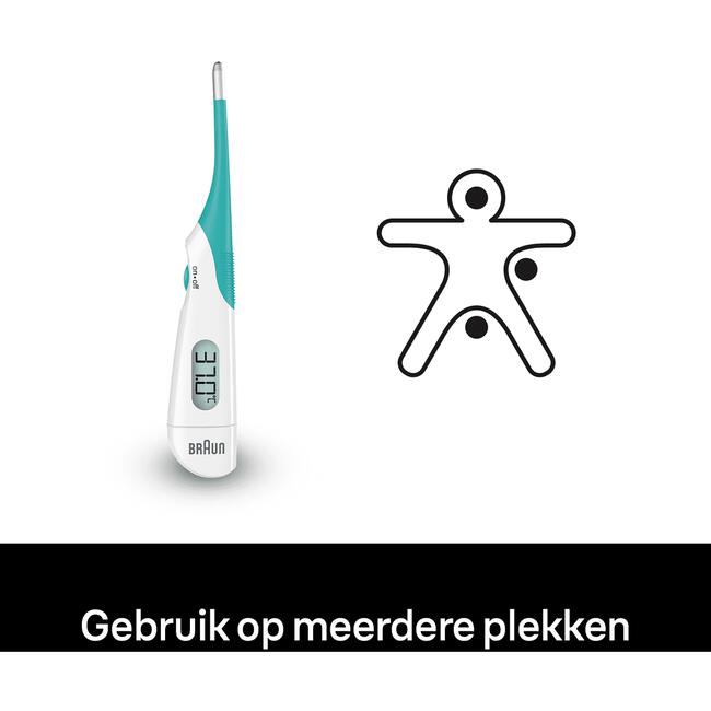 Braun Digitale Thermometer High Speed PRT1000