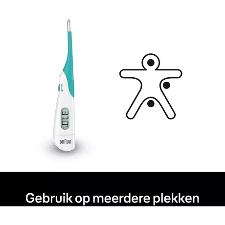 Braun Digitale Thermometer High Speed PRT1000