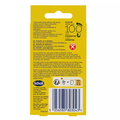 Dr.Scholl's Voetvijl Nano Glas