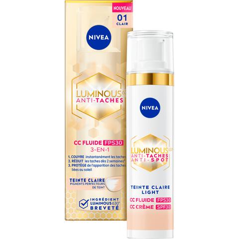 NIVEA Cellular Luminous630 CC Fluid SPF30 Light 40 ML