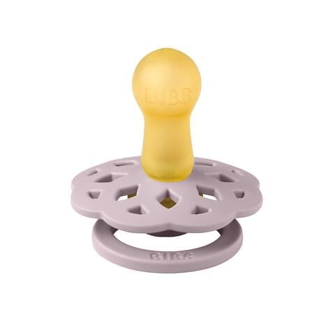 BIBS Boheme Fopspeen Rond Latex Maat 2 Ivory/Blush/Blossom/Lila 4 stuks