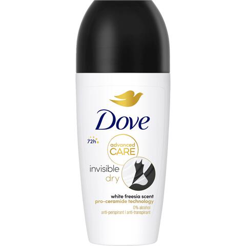 Dove Advanced Care Invisible Dry Anti-Transpirant Deodorant Roller 50 ML