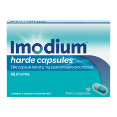 Imodium Loperamid Bij Diarree 2 MG Capsules 12 stuks