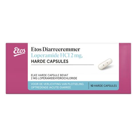 Etos Diareeremmer Loperamide 2MG tabletten 10 stuks